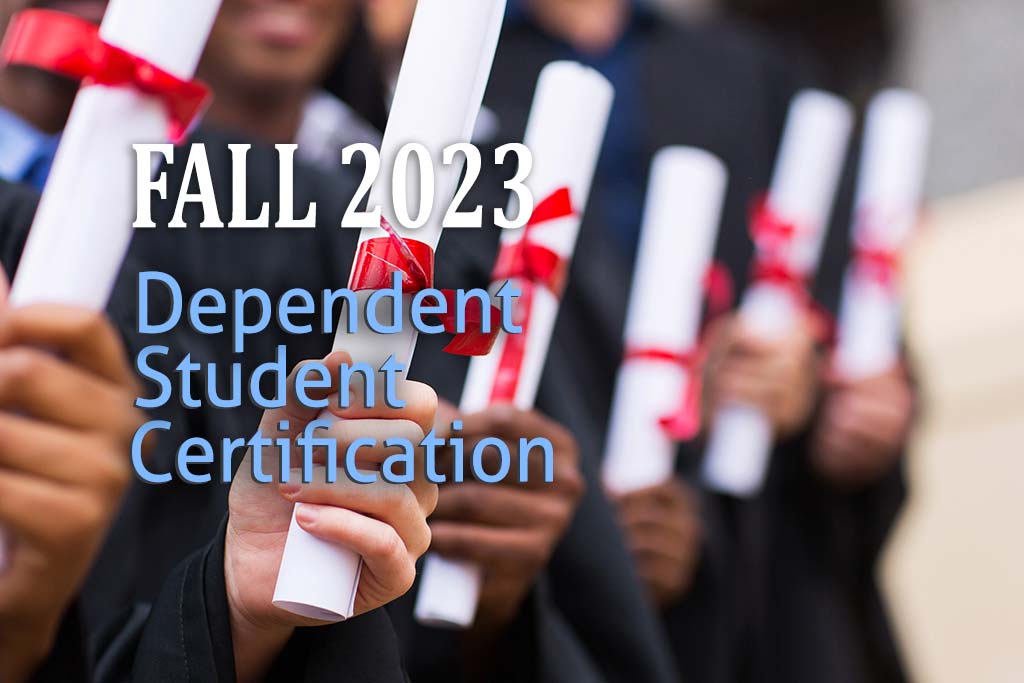 Dependent Student Certification