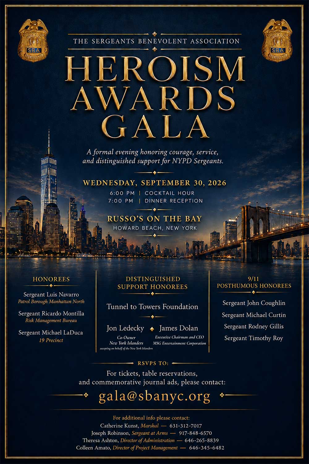 Awards Gala Flyer